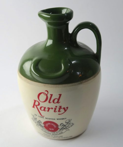 jarron botella old rarity verde
