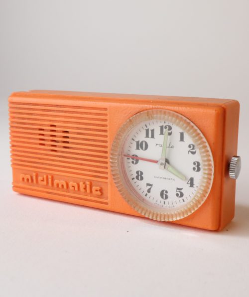 Reloj Midimatic Ruhla naranjo 1985_4